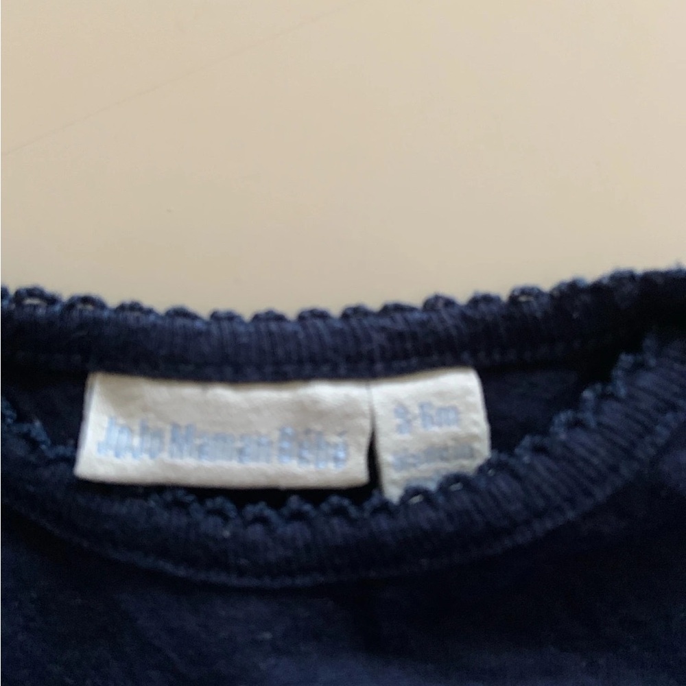 Navy Blue Knit Top